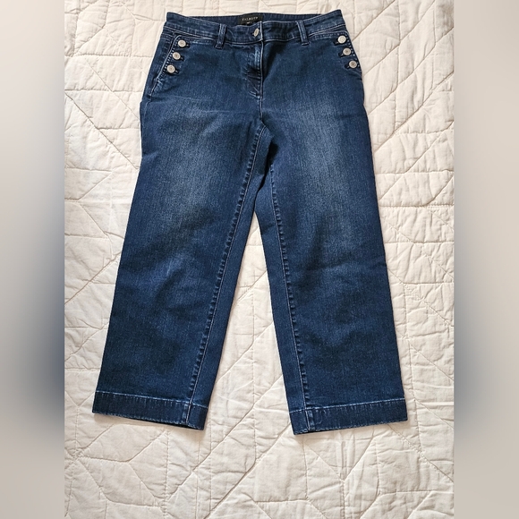 Talbots Pants - Talbots- 3 button pocket- Capri Jeans  Size 4